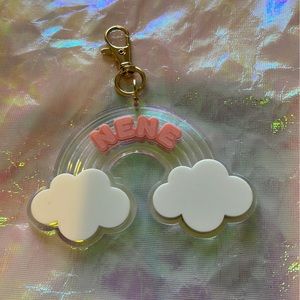 SCL rainbow keychain